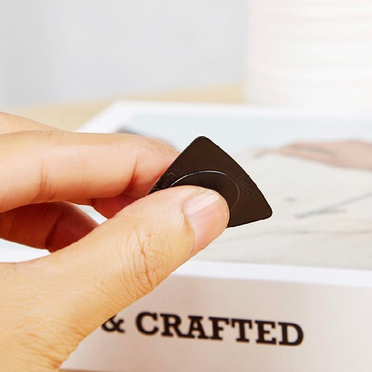 10 Pieces Guitar Picks Plectrums Plastic Picks Set Multicolor for Triangle Plect