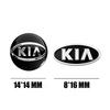 Car Remote Key Emblem Sticker Aluminum Keys Decoration Decal For KIA K9 Sportage Niro K5 Carnival EV6 EV9 EV3 K8 Stinger Forte