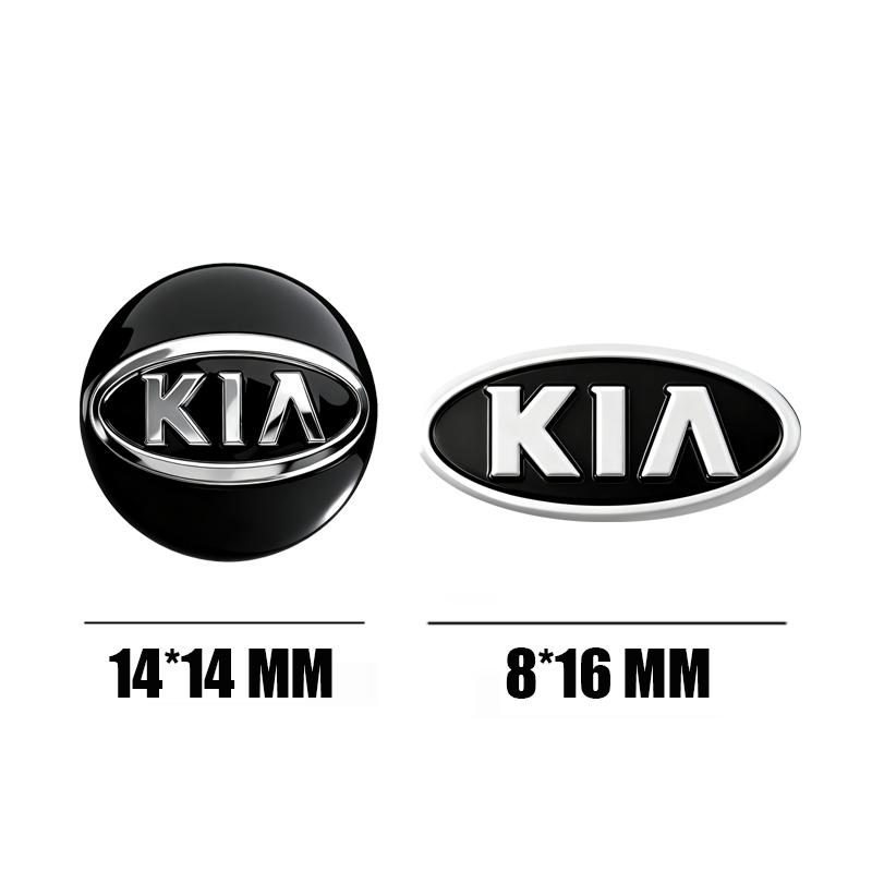 Car Remote Key Emblem Sticker Aluminum Keys Decoration Decal For KIA K9 Sportage Niro K5 Carnival EV6 EV9 EV3 K8 Stinger Forte