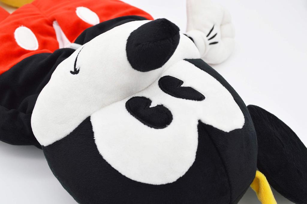 MORIPiLO Disney Hanging Tissue Box Mouse Tissue Box Soft and Cute Car Plush Paper Morishita Makura (Mickey Wall-Mounted Cover) Approx. 40cm, Smooth,