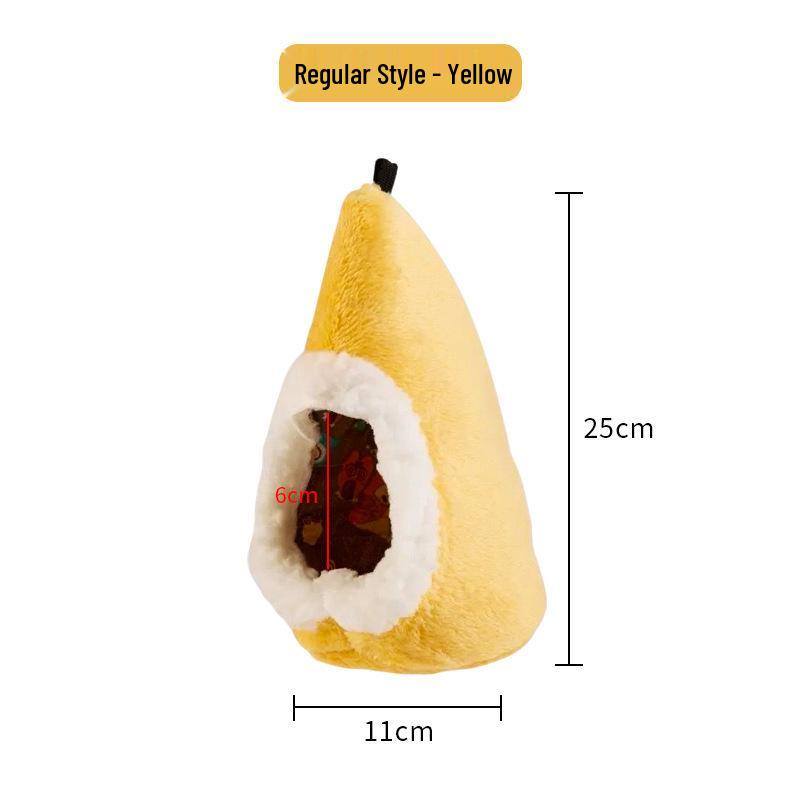 Parrot Velvet Cotton Sleeping Nest - Hangable Winter Bird Nest for Cockatiel, Budgerigar & Little Sun. Tiger Skin Pattern