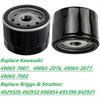 796031 594201 Kit de filtre à air pour Briggs and Stratton 590825 591334 John Deere D100 D110 D105 D125 D130 D140 MIU14395