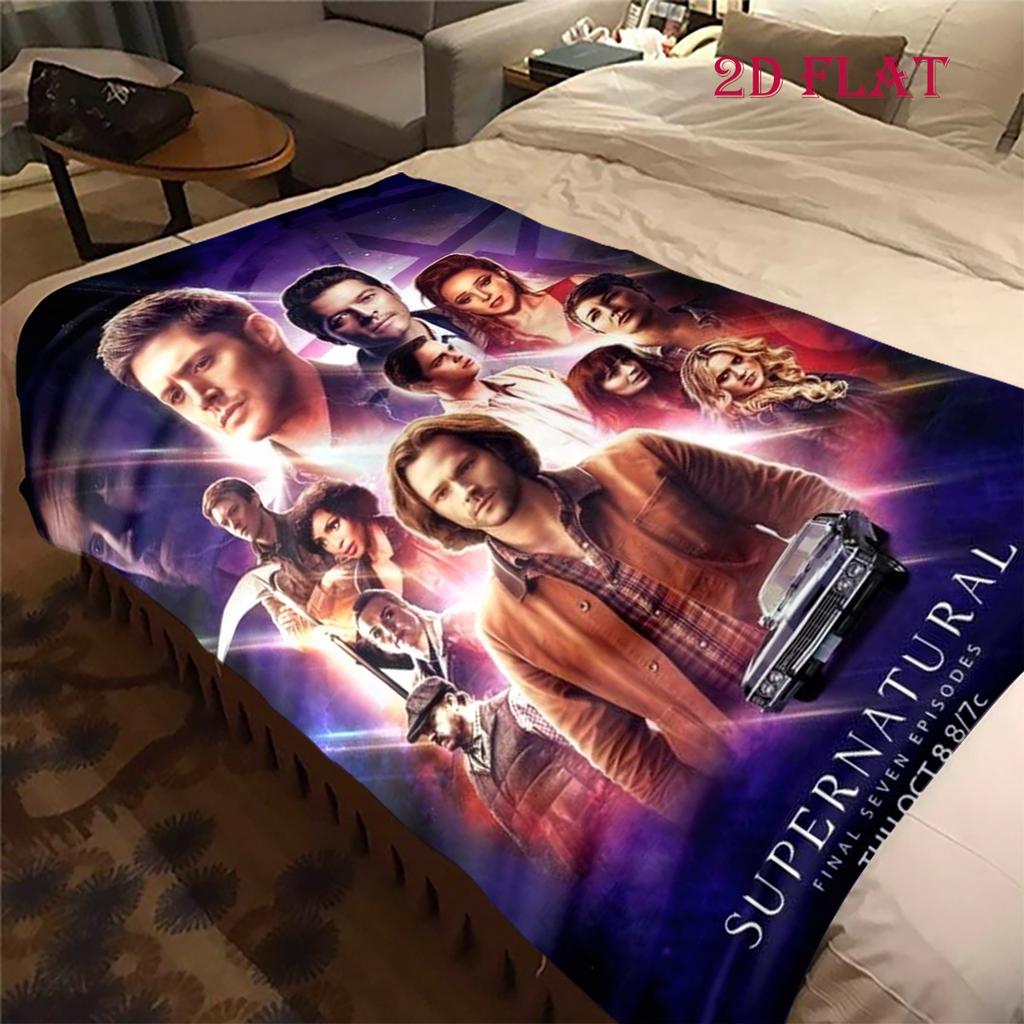 Supernatural Forces Unleashed blanket Soft and comfortable Suitable for all seasons Nap Blanket Office rest blanket bedroom