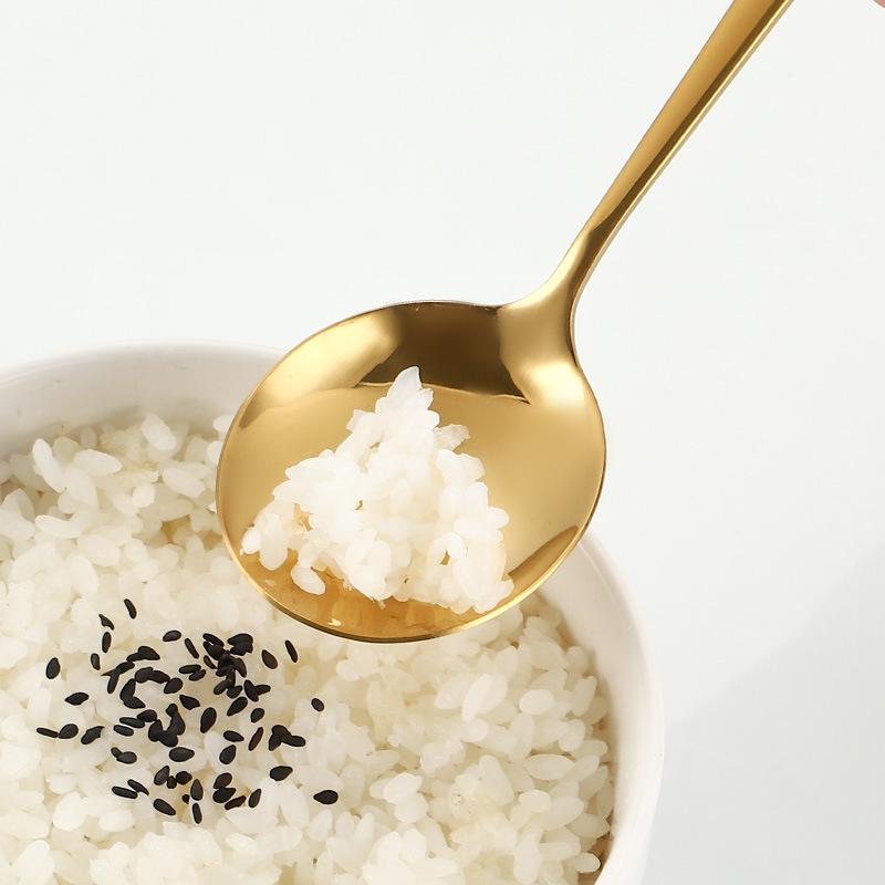 6pcs/30pcs Golden Stainless Steel Portuguese Cutlery Knife Fork Spoon Tea Spoon Chopsticks Upscale Cutlery Set