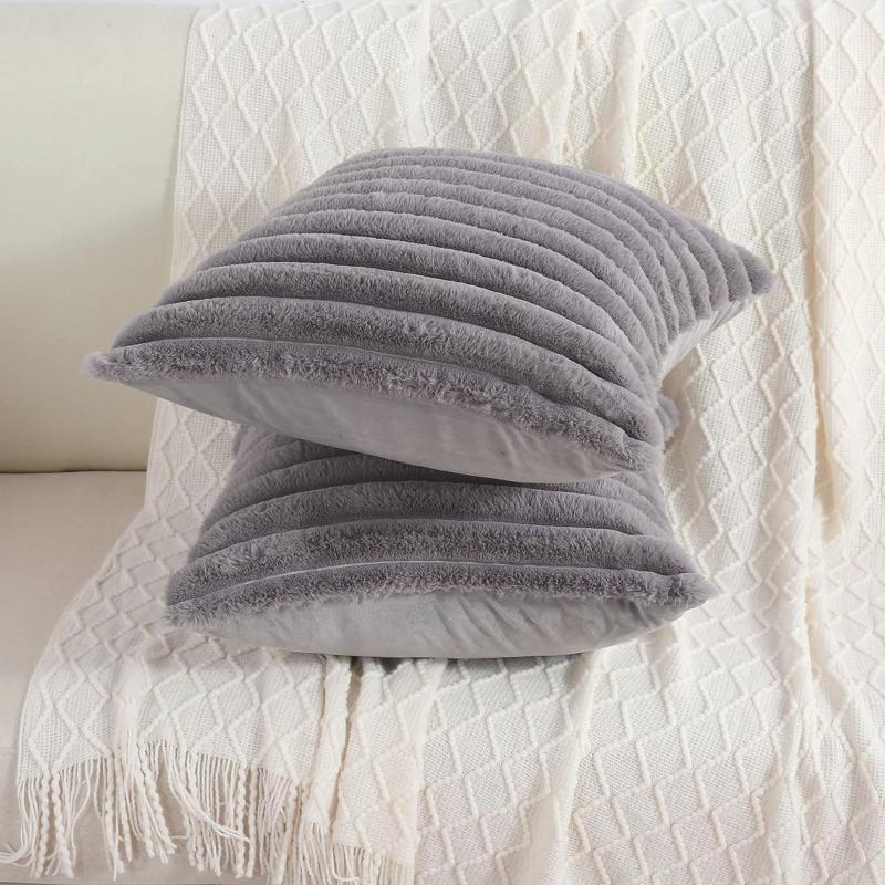 Super Soft Plush Pillow Case Winter Throw Cushion Cover for Sofa and Bedside Living Room Nordic Decorations Rectangle Cover