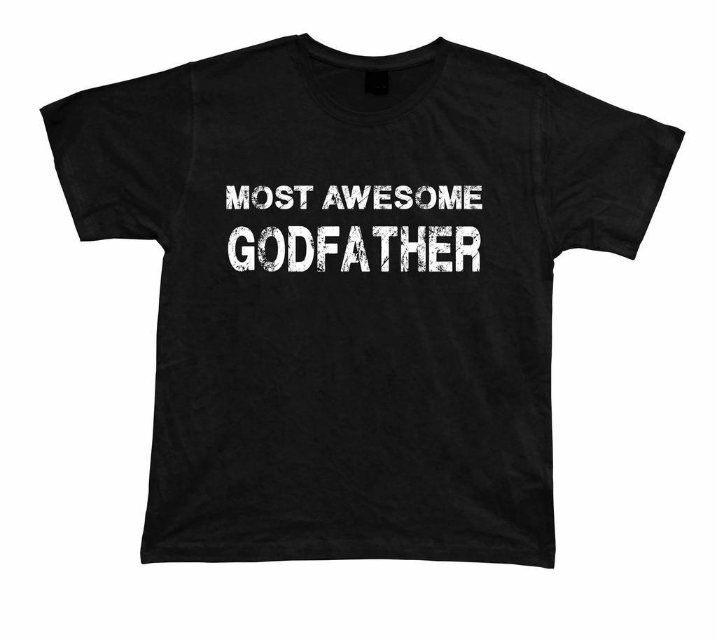 Most Awesome Godfather best Ever Tshirt Gift Idea birhday present Tee Christmas