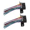 2PCS Diagnostic OBD2 16 PIN Female Connector Harness Car 16 PIN Female Plug Universally Fit for