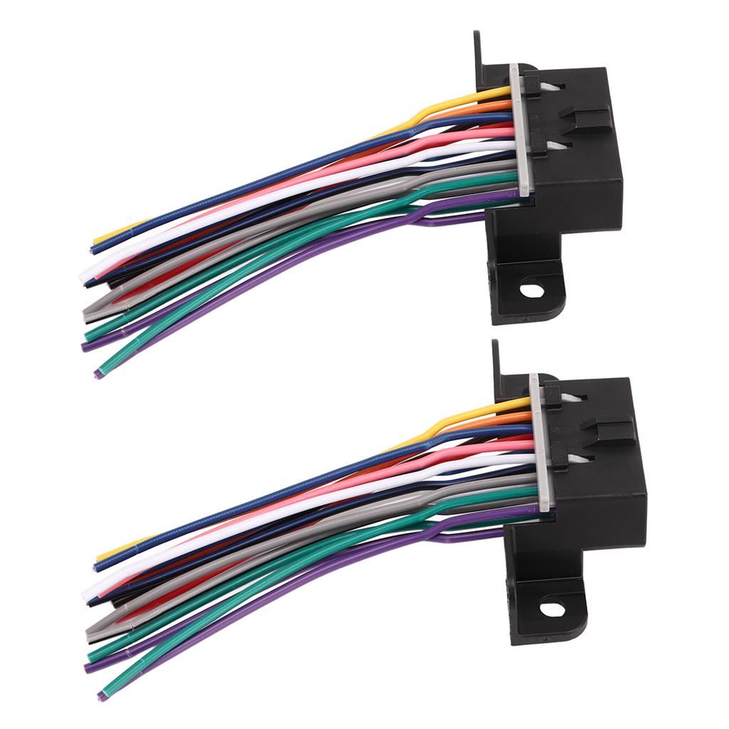 2PCS Diagnostic OBD2 16 PIN Female Connector Harness Car 16 PIN Female Plug Universally Fit for