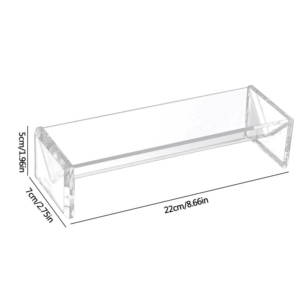 Acrylic Clear Cracker Tray Rectangular Cracker Holder Biscuit Serving Tray Food Display Stands Party Appetizer Serving Tray
