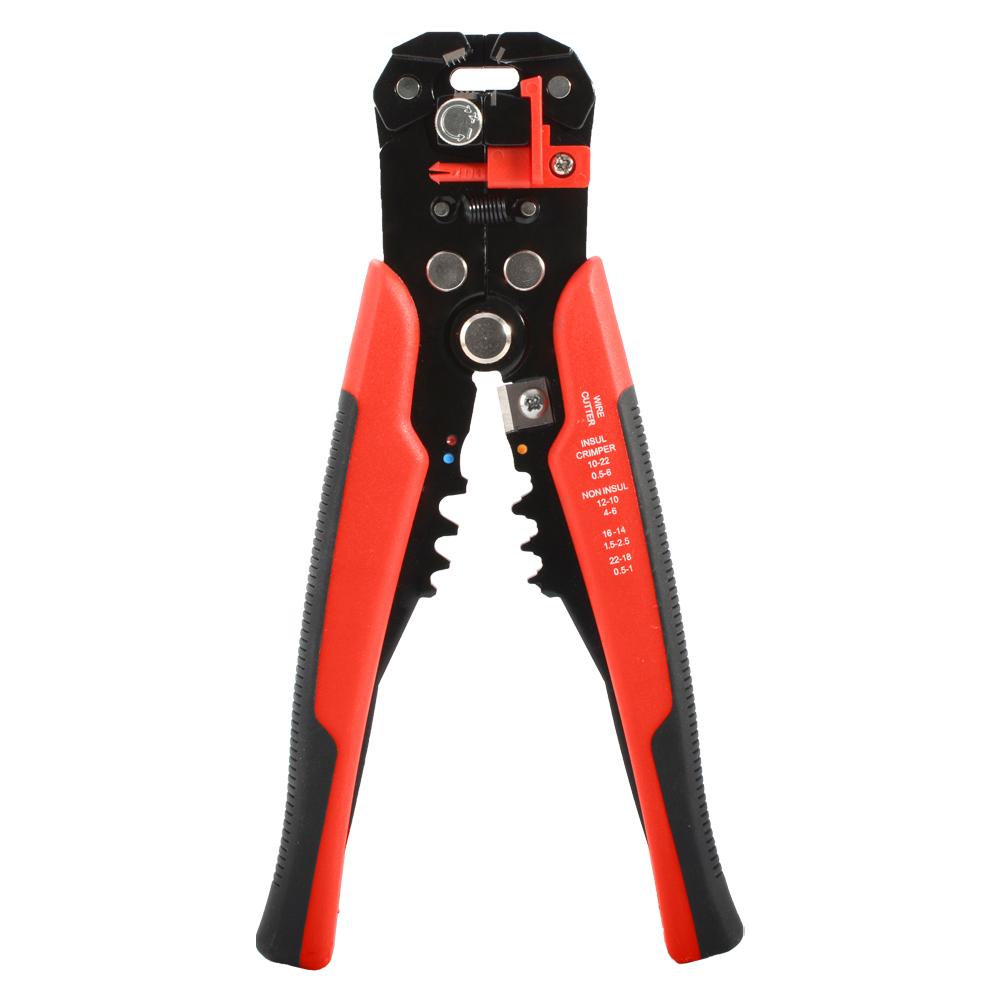 Bicycle Repair Professional Electrician Wire Tool Cable Wire Stripper Cutter Crimper Automatic Crimping Stripping Plier
