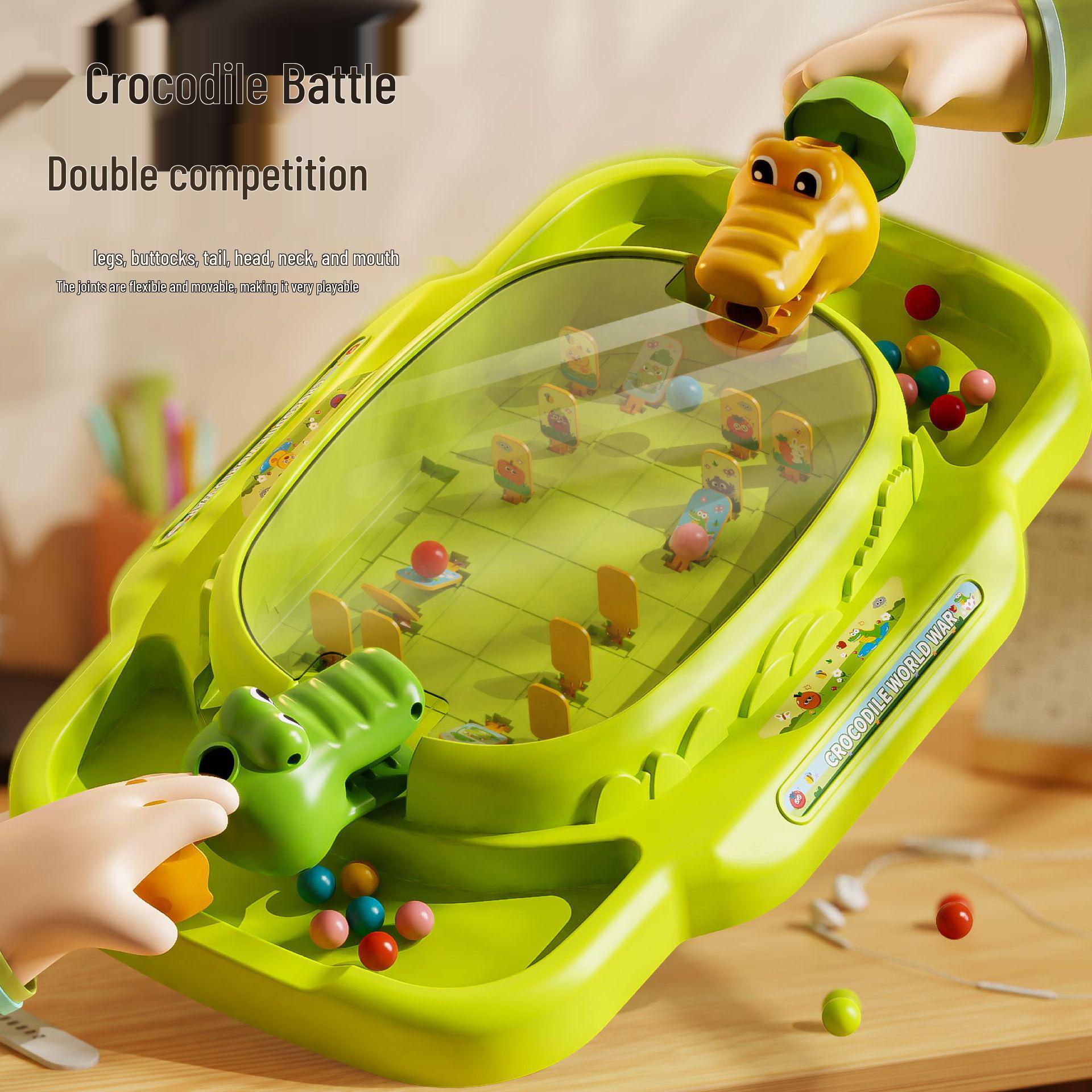 

Children s Crocodile Shooting Marble Game: Interactive Parent-Child Educational Toy