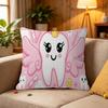 Baby Cartoon Pink Blue My First Tooth Pillow Cushion Cover Pillowcase Living Room Sofa Home Decor Customized