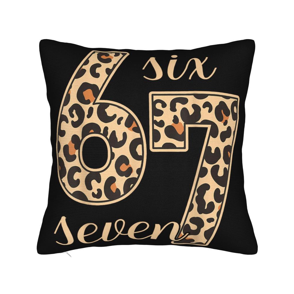 Soccer 67 Six Seven Pillow Case  Vintage Pillow Cover Custom Pillowcases For Wedding Party Home Decor