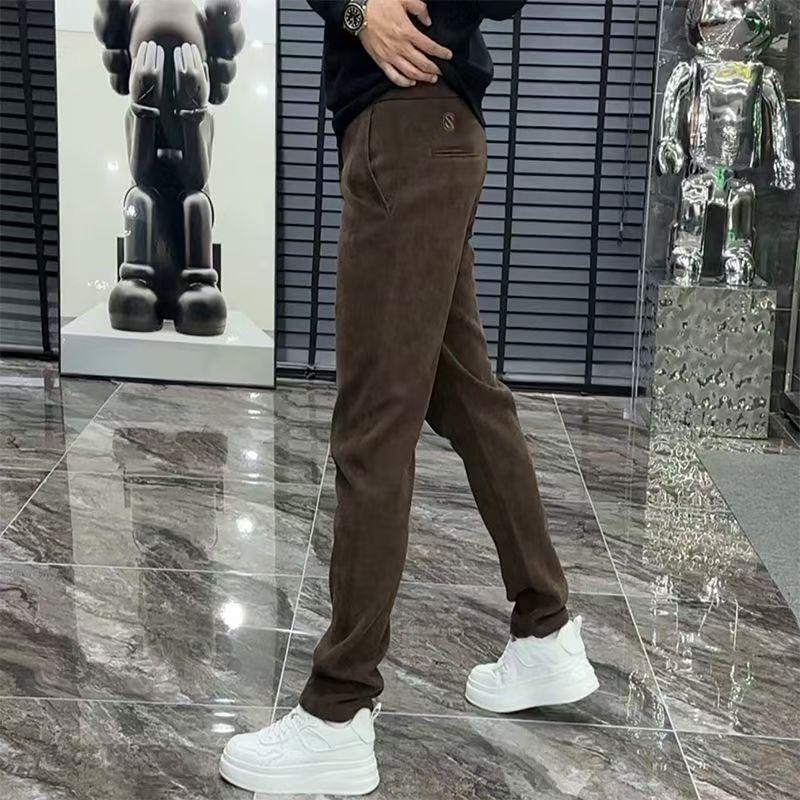 Athleisure Pants For Men With High Elastic Cotton Fabric For Casual Daily Wear