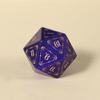 Medium Blue Cat's Eye Dice Set: Eye of Horus Pattern for Dungeons & Dragons