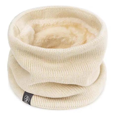 Fashion Women Knitted Scarf, Solid Color Cashmer Winter Neck Warmer for Ladies, Thick Thermal Wrap for Men, Cycling Neck Gaiter