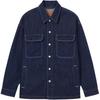 Levis Loose Casual Simple Lapel Single-Breasted Long Sleeve Denim Jacket Men Jackets Denim-Blue 003MP-0001
