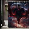 Wodoodporna zasłona prysznicowa z męską postacią z DC Universe - Wystrój łazienki dla fanów superbohaterów