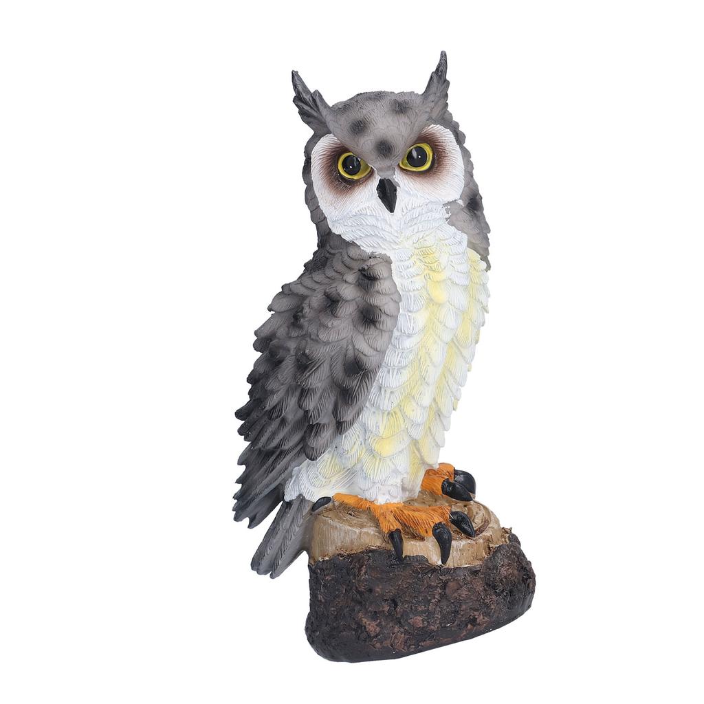 Owl Resin Ornaments Fine Workmanship Lovely Image Widely Used Home Decoration for Courtyards Porches