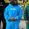 European and American Fashion Trendy Brand Letter Printing Loose Sweater Y2K Hip Hop Street Wear Men's and Women's Jumpers Top Set