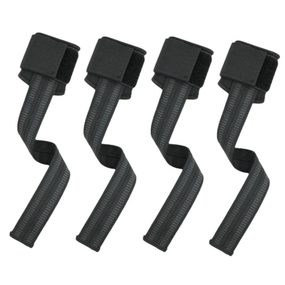 2 Pairs Non‑Slip Gym Straps Adjustable Wrist Support Straps Weight Lifting Straps  Pull Ups