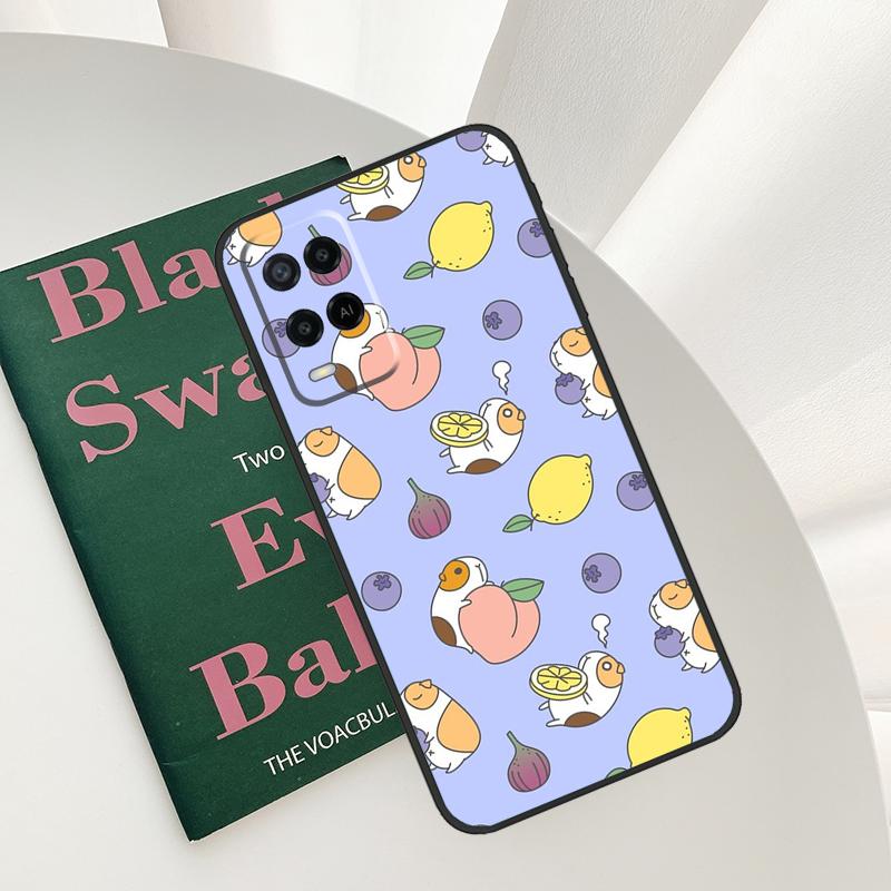 Guinea Pig Case For Oppo A54 A74 A94 A54S A57S A15 A16 A17 A52 A72 A76 A96 A58 A78 A98 A77 A5 A9 Cover