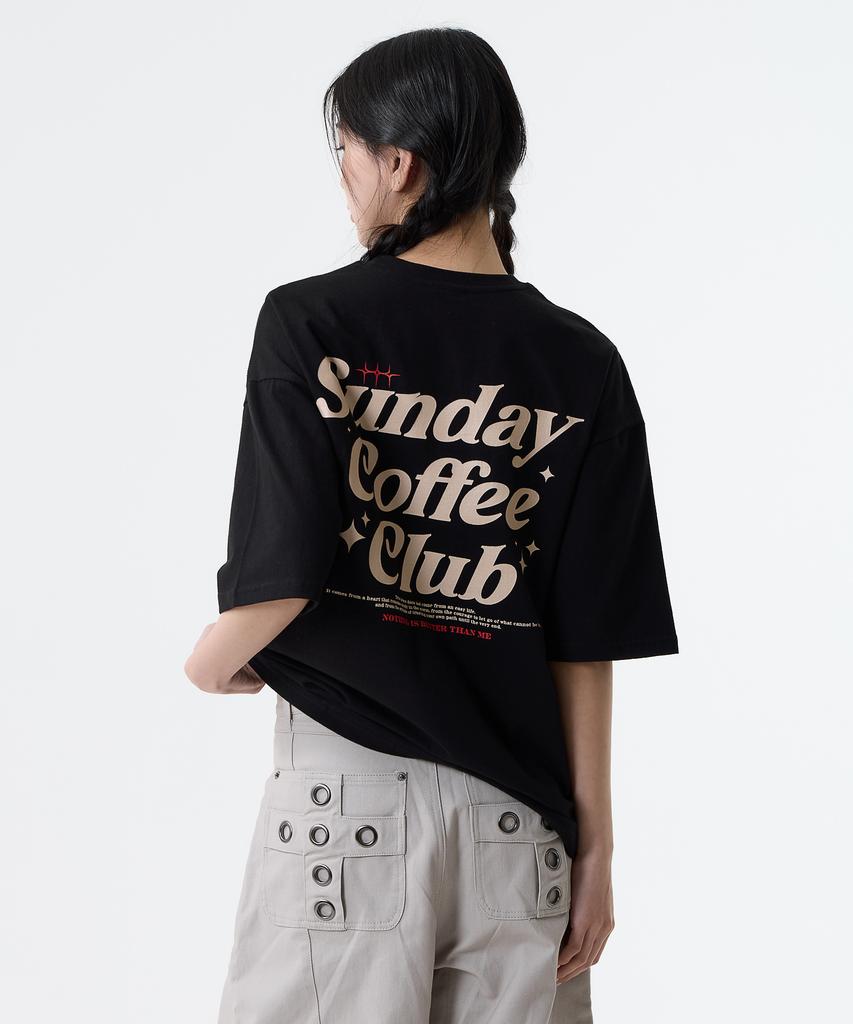 Nasttingijeubeleoldaenmi Coffee Club Tee_Black