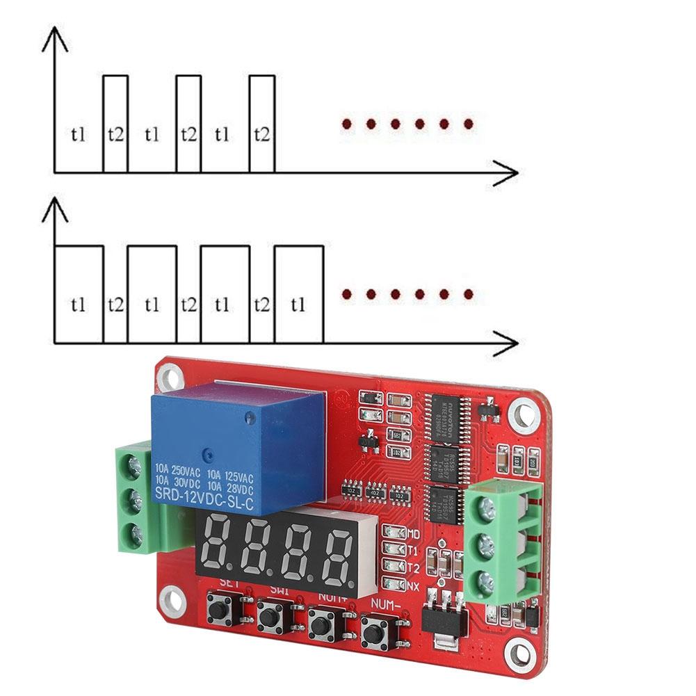 Multifunction Infinite Loop Timing Self lock Relay Cycle Timer Module Automation Delay FRM01