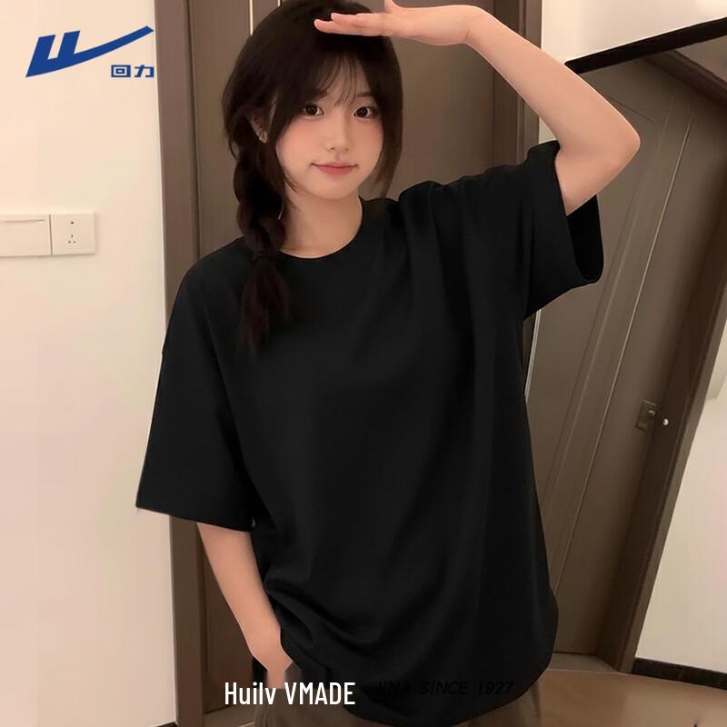Huili Women s Loose Fit Pure Cotton Summer T-Shirt XL