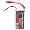 7.4V 1300mAh 30C Lipo Battery with T Plug Rechargeable Lithium Battery for Remote Control Car Boat Airplane