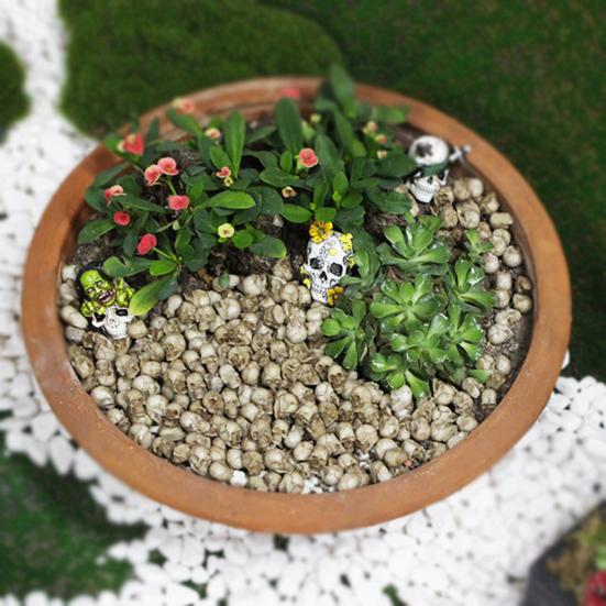 20 Stück Totenkopf-Ornamente, exquisite realistische Kunstharz-Mini-Schädel-Figuren für Foto-Requisiten, Halloween-Dekorationen