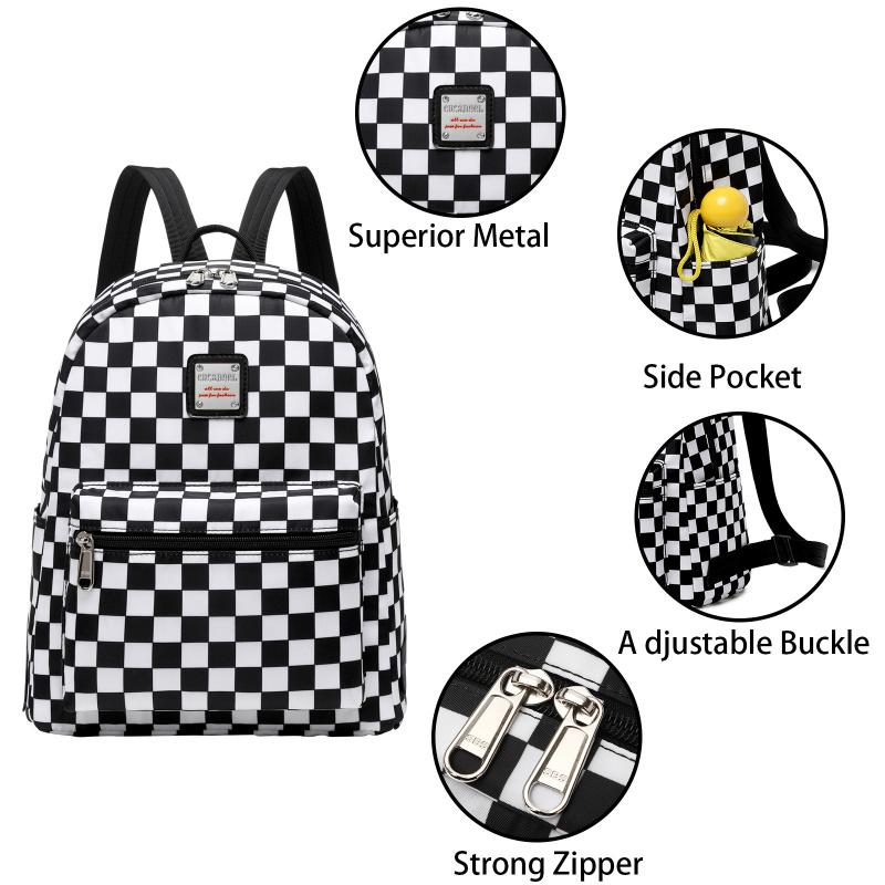 Printed Backpack For Women Fresh And Simple Student School Bag Lightweight Campus Printed Women'S Backpack