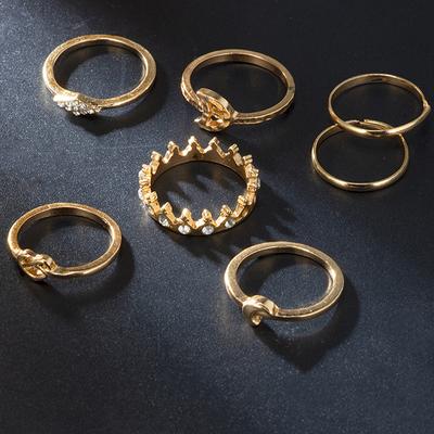 Set da 13 Pezzi Anelli Impilabili da Donna Anelli Sopra le Nocche Design Semplice Retrò Gioielli Regalo