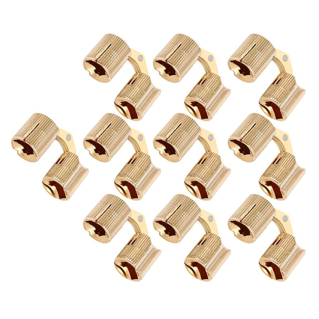10 Pcs 12mm Hidden Brass Cylindrical Hinge 180 Degree Opening Angle Concealed Hinges for Jewelry Box Small Furniture