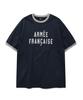 Kaneitei Armee Francaise Ringer Short Sleeve (Navy)