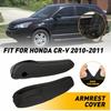 For 2010-2011 CR-V Honda CRV Leather Front Seat Armrest Replacement Cover Black