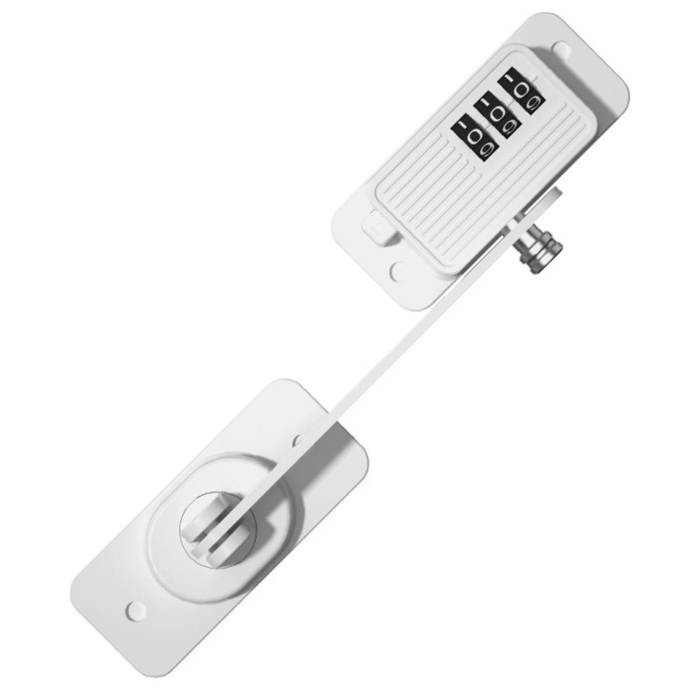 ABS Baby Safety Lock Strong Fixation No Drilling Installation Digital Password Lock Anti-pinch Design Coded Lock System