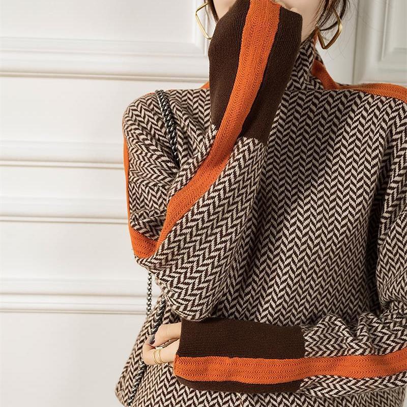 Podzimní Zimní Pulovr Svetr pletené svetry dámské móda 2022 Postavy Vlna Spodní Ženský rolák