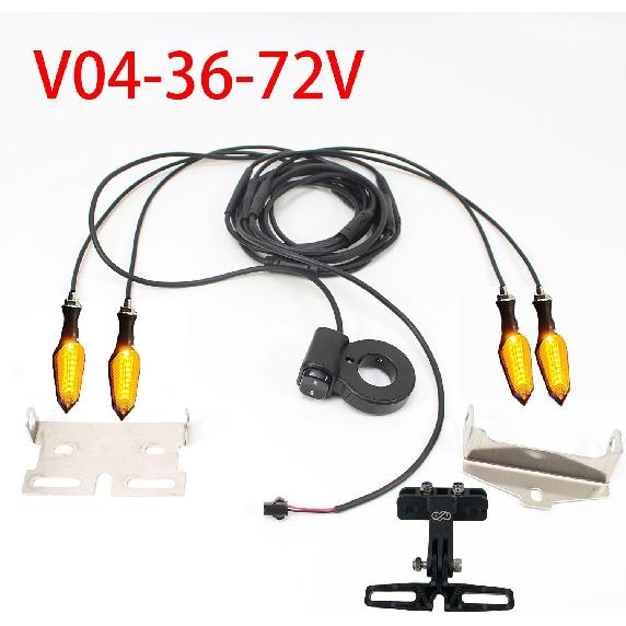Bike Front Rear Turn Signal Bicycle Rear Left/Right Indicator Light Electric Bicycle Brake Light