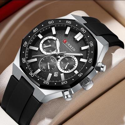 CURREN Ceas de Mână cu Cuarț pentru Bărbați la Modă, Marcă de Top, Design de Lux, Sport, Militar, Luminos, Ceas Masculin