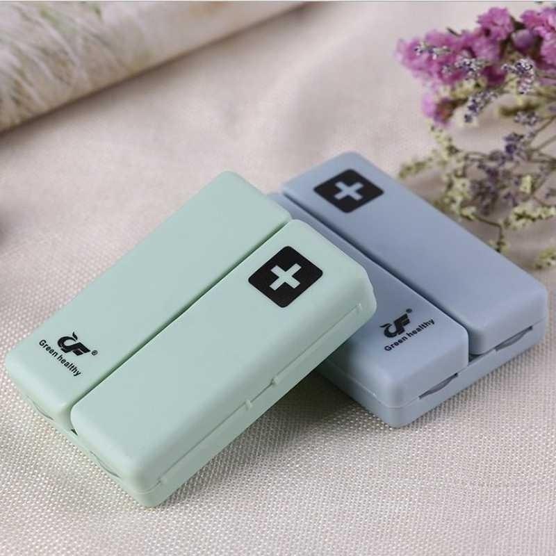7 Days Weekly Folding Pill Box Plastic Organizer Vitamin Pill Dispensing Medicine Box