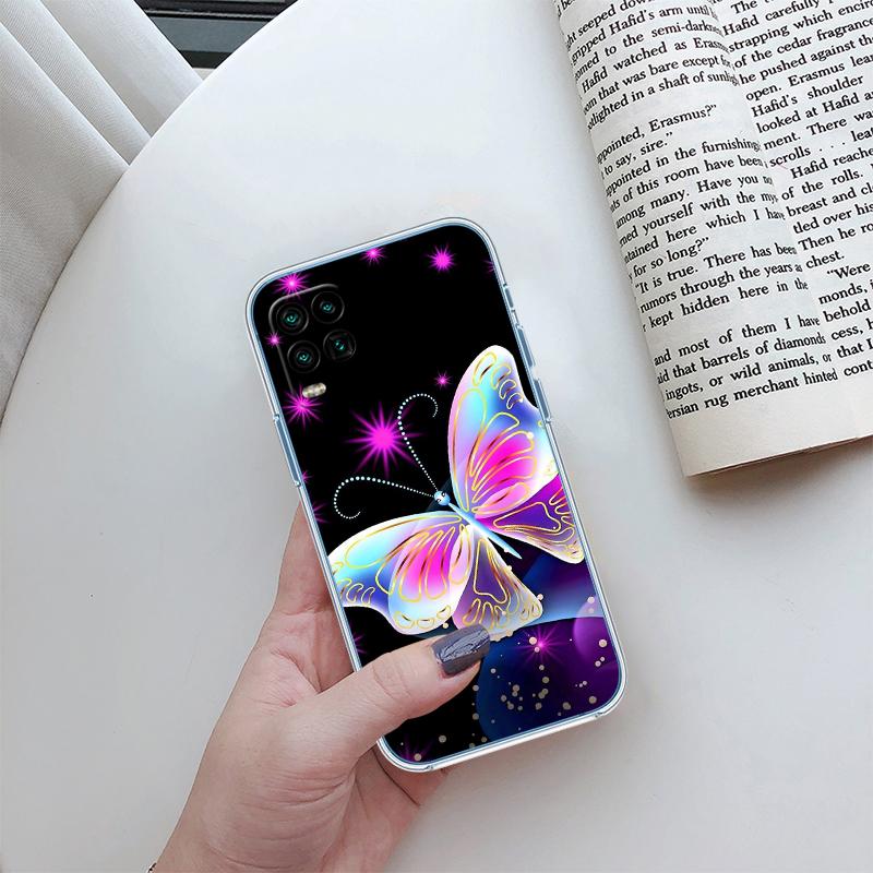 

RA9 Colorful Butterfly Transparent Phone Case for Samsung Galaxy A04 A04S A14 A23 A34 A54 M23 M33 M52 M53 Galaxy A54 5G