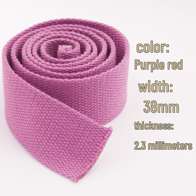 3.8cm Colored Polyester Cotton Webbing for Bags & Clothing - Edging Tape & Shoulder Strap Ribbon