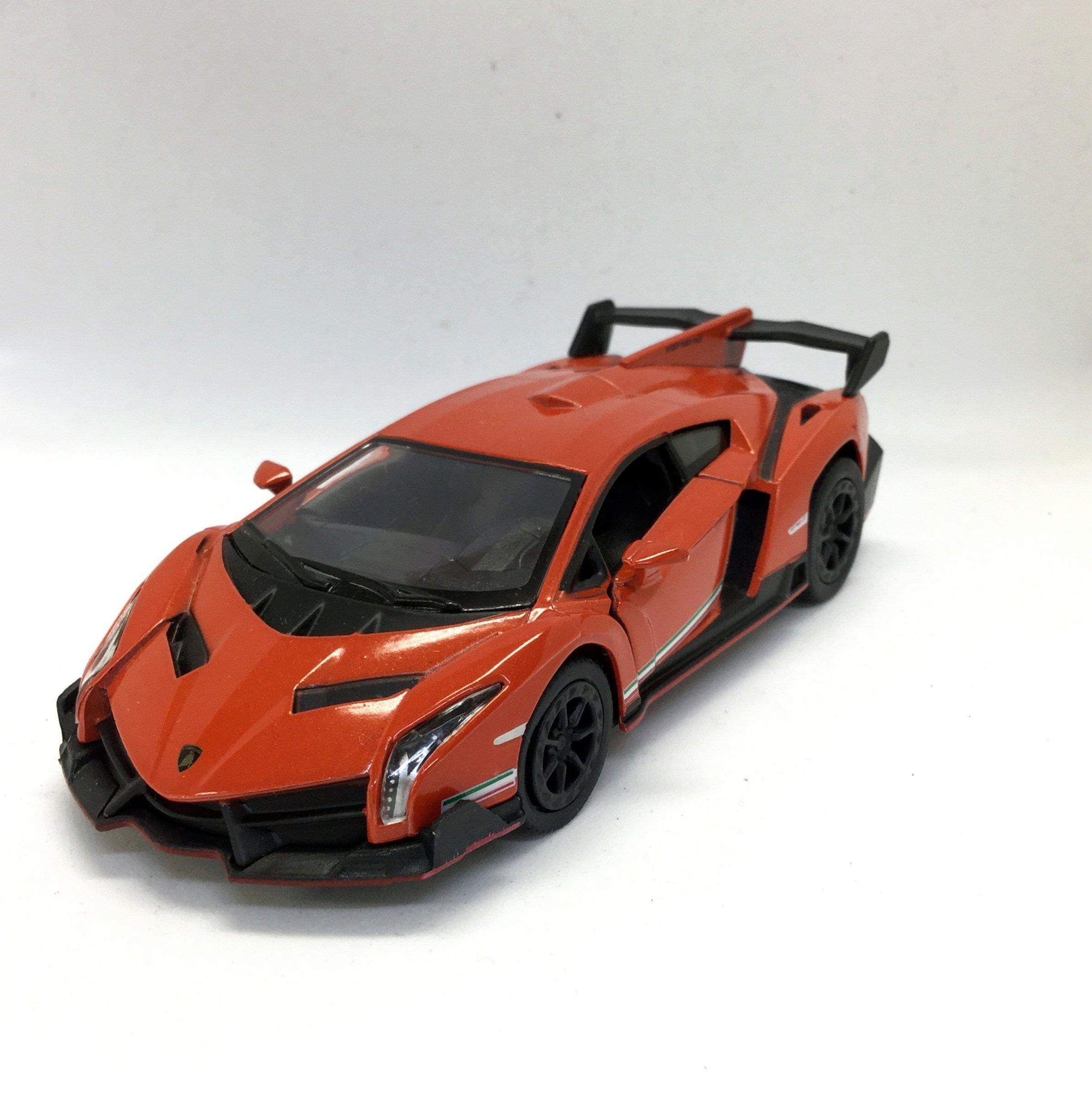 

KiNSMART Lamborghini Veneno Литая Откатная Миниатюрная Машинка 1/36 (оранжевый) оранжевый