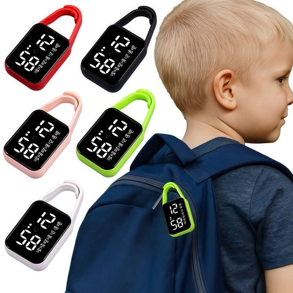 Portable Electronic Hanging Watch Digital Display Luminous Pocket Watch  Stylish Accessory