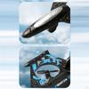 Remote Control Airplane Fighter Model Sensing Anti Falling Foam Aircraft with Light