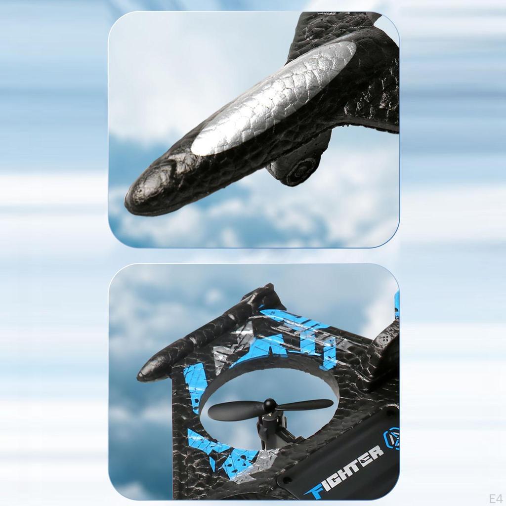 Remote Control Airplane Fighter Model Sensing Anti Falling Foam Aircraft with Light