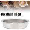 Coffee Machine Blind Filter,51mm Stainless Steel Coffee Machine Backflush ert Blind Filter Coffee Handle Blind Bowl for Espresso Machine