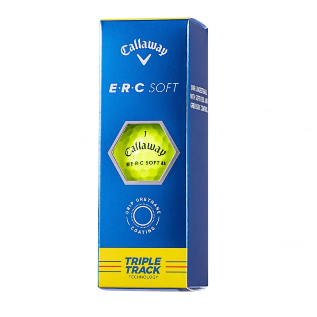 

Callaway ERC Soft Golf Ball Sleeve (3 Balls) (Yellow/FF/Men s)