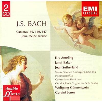 CD JOHANN SEBASTIAN BACH, ELLY AMELING - Cantatas 80, 140, 147 - Jesu, Meine 724356867024 EMI Classics 1999 EU Classical Used